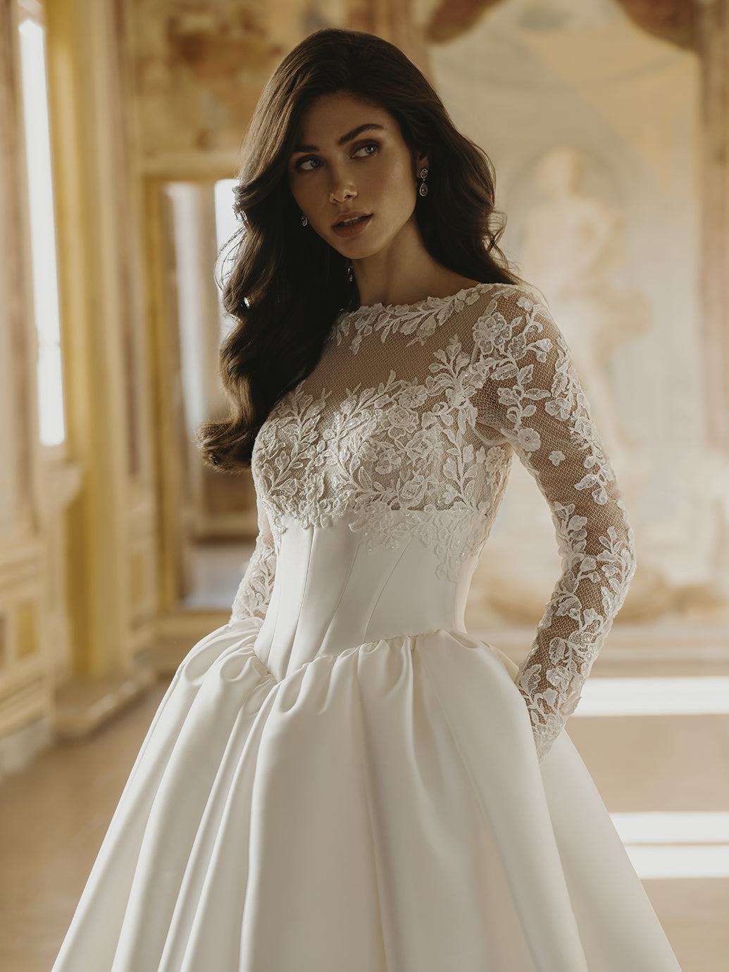 long sleeve wedding dress perth Luxurious Long Sleeve Wedding Dresses