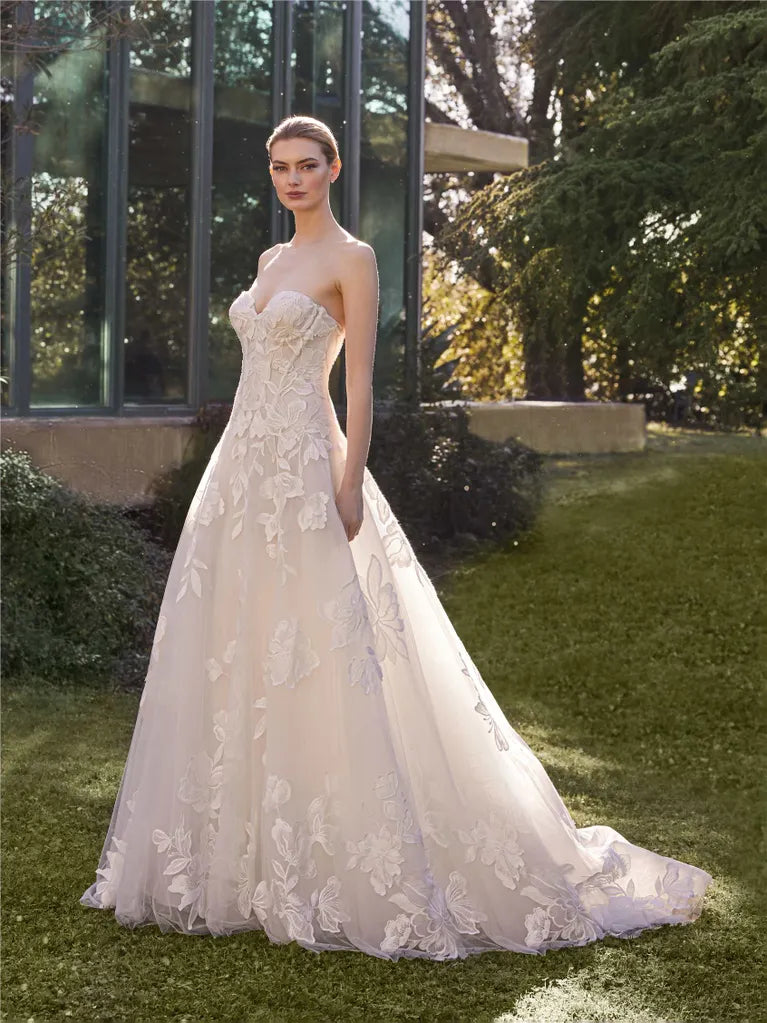 princess polly baby blue dress Pronovias Wedding Dress main image 1